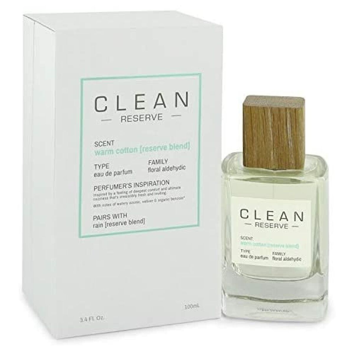 Unisex Perfume Clean Clean Warm Cotton EDP 100 ml Beauty, Perfumes and fragrances von Clean | Luxus Aroma