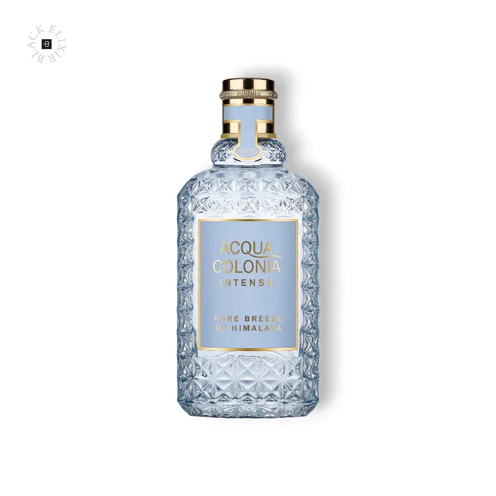 Glasflasche Acqua Colonia Intense Pure Breeze of Himalaya Eau de Cologne auf weißem Hintergrund