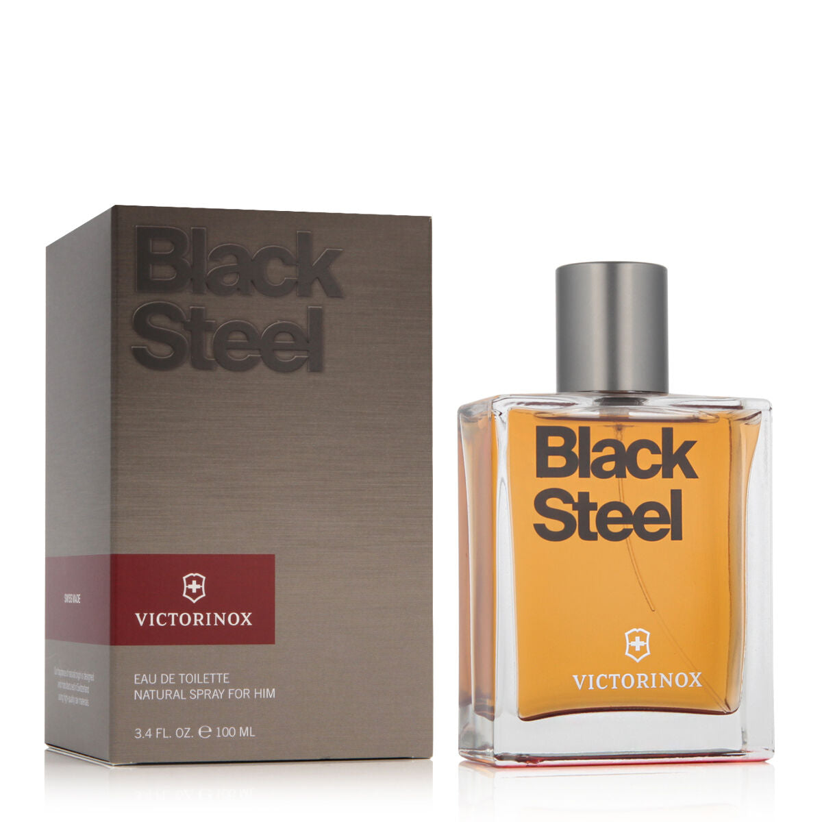 Men's Perfume Victorinox EDT Black Steel 100 ml Beauty, Perfumes and fragrances von Victorinox | Luxus Aroma