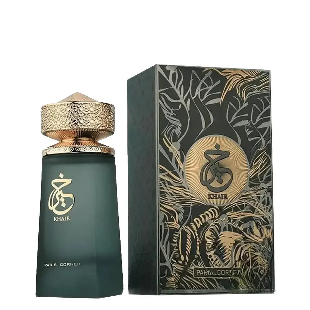 Edles Khair Eau de Parfum 100ml mit luxuriösem Flakon und goldener Geschenkverpackung