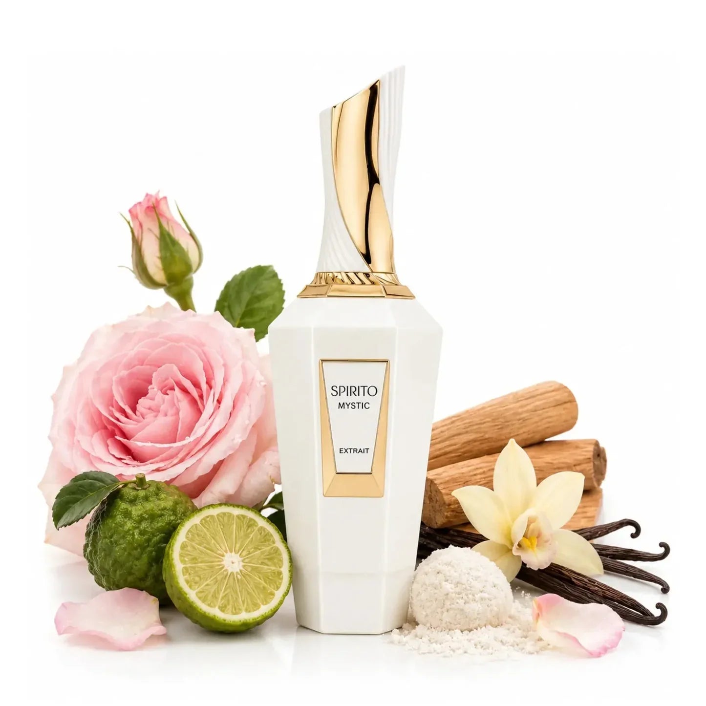 Spirito Mystic Extrait Parfümflakon mit Rose, Zitrone, Vanille und Zimt – Luxusduft für Damen & Herren
