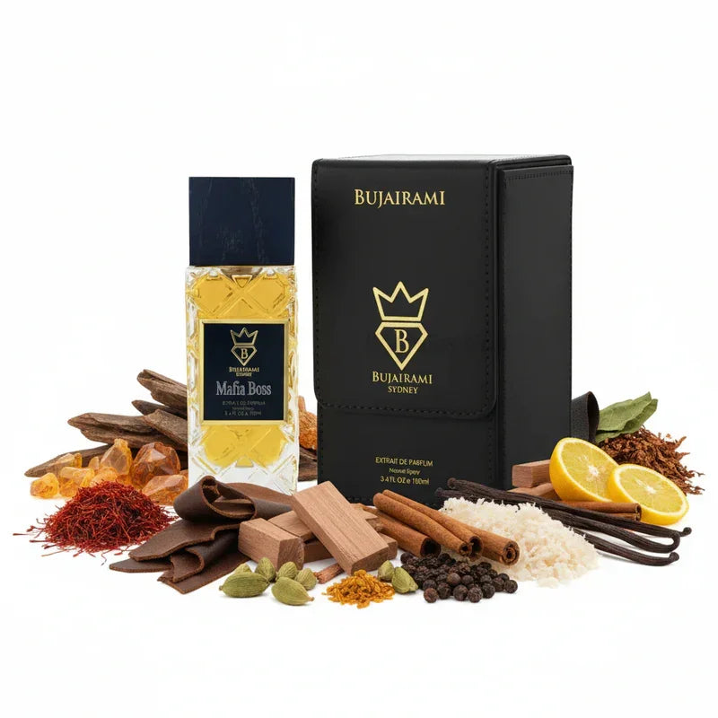 Luxus Parfum Mafia Boss von Bujairami mit edlen Duftnoten und exklusiver Verpackung