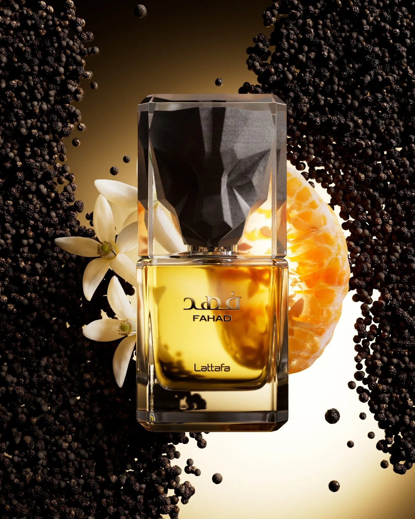 Luxus Parfum Fahad von Lattafa mit Zitrus- und Pfeffernoten, exklusiver Duft für Damen & Herren