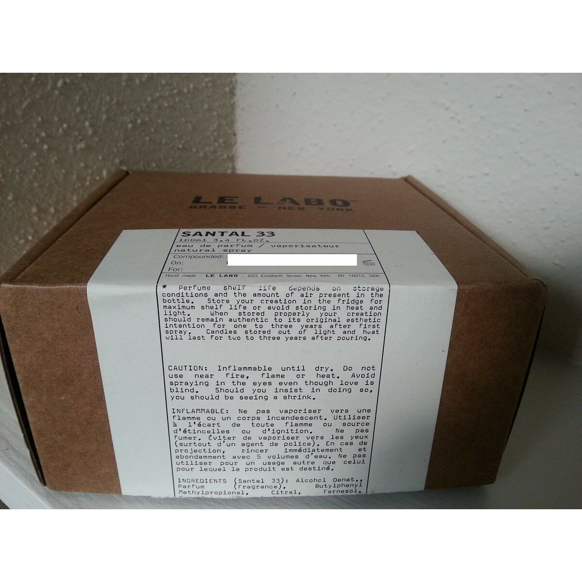 Unisex Perfume Le Labo SANTAL 33 Beauty, Perfumes and fragrances von Le Labo | Luxus Aroma