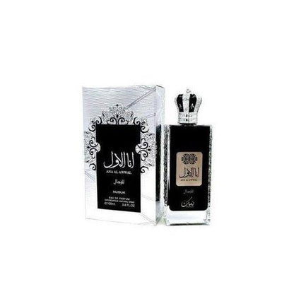 Luxusparfum für Damen und Herren, eleganter Flakon mit Krone, Geschenkverpackung
