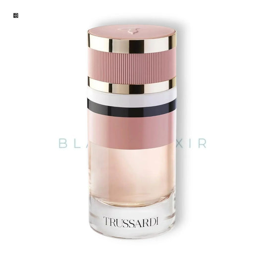Elegantes Damenparfum Trussardi in rosa Flakon, luxuriöses Parfum für Frauen.