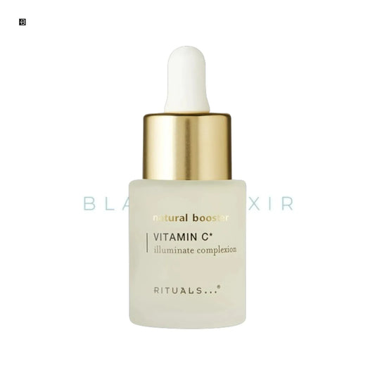 Rituals Vitamin C Serum mit Pipette, luxuriöses Gesichtspflegeprodukt auf weißem Hintergrund