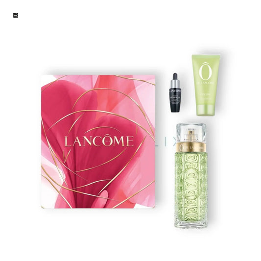 Lancome Geschenkset mit Parfum, Hautpflege und Handcreme, luxuriöses Damen Parfümset