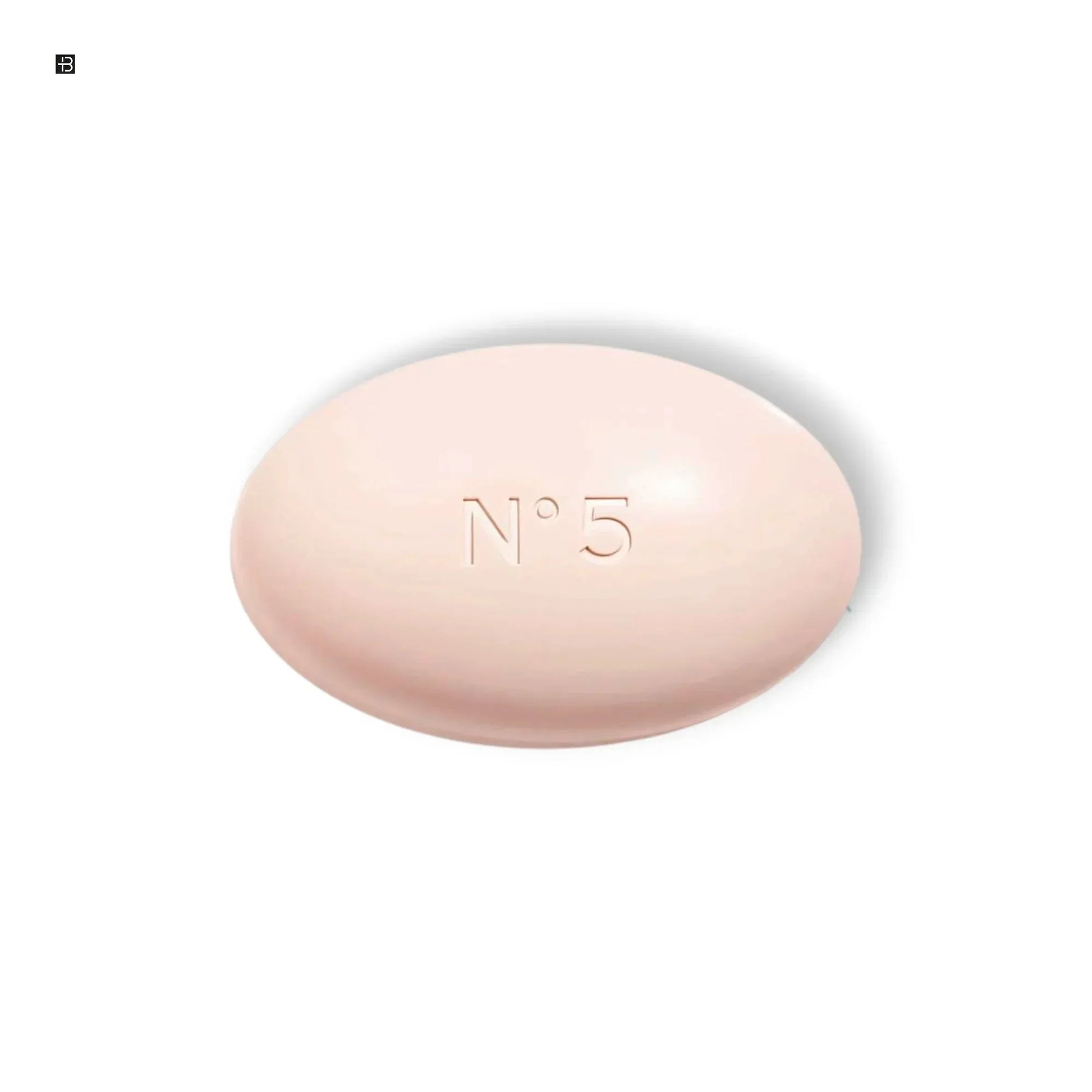 Beige Seife mit N°5 Prägung, luxuriöse Duftseife für Damen oder Herren