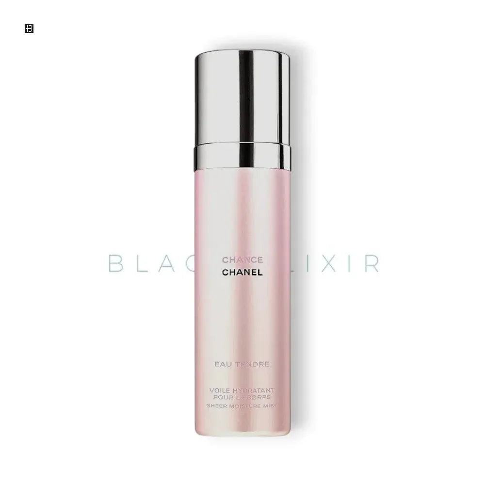 Luxuriöses Chanel Parfum Chance Eau Tendre in zylindrischer, roséfarbener Flasche