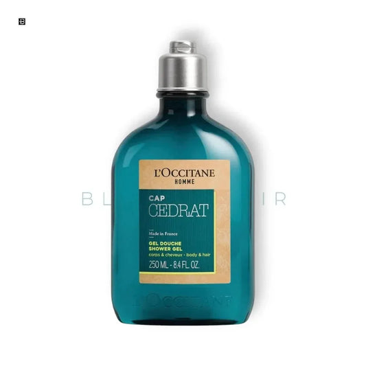 L'OCCITANE Homme Cap Cedrat Duschgel Flasche, 250ml, luxuriöses Herrenpflegeprodukt
