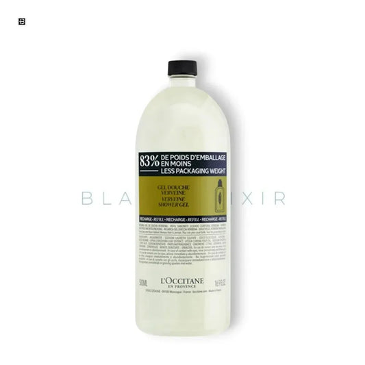 Nachfüllflasche L'OCCITANE Duschgel Verbene, transparent, umweltfreundliche Verpackung