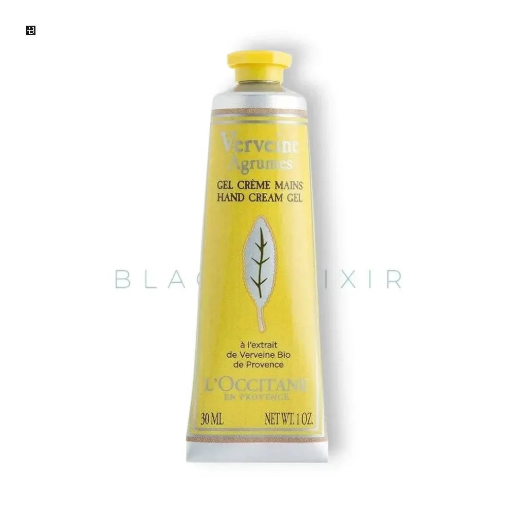 Gel-Crème für Hände in gelber Tube mit Verbenenextrakt, 30 ml, luxuriöse Handpflege.