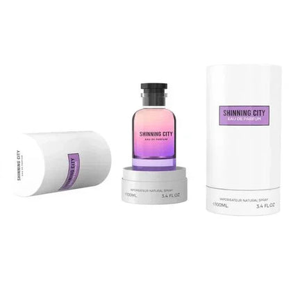 Luxus Duftflakon Shinning City Eau de Parfum 100ml mit stilvoller Verpackung, Unisex-Parfum