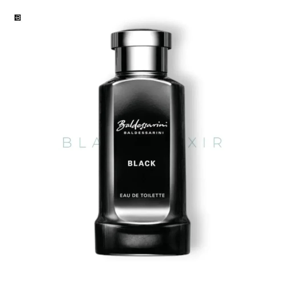 Schwarzer Baldessarini Herrenduft Flakon, Eau de Toilette Luxusparfum, freigestellt