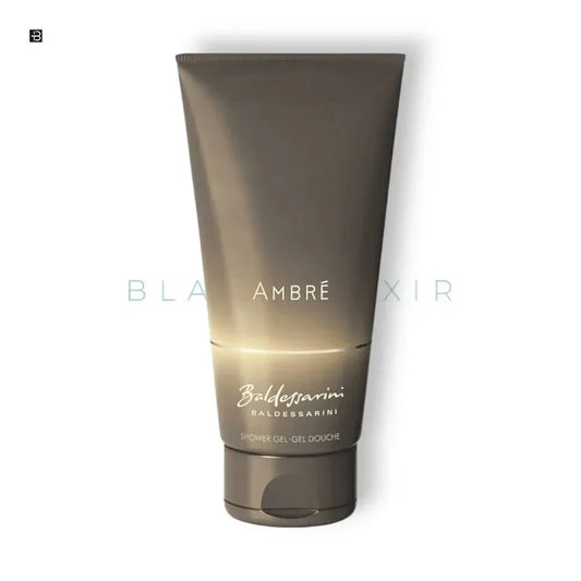 Baldessarini Ambre Duschgel für Herren in brauner Tube, luxuriöses Dufterlebnis