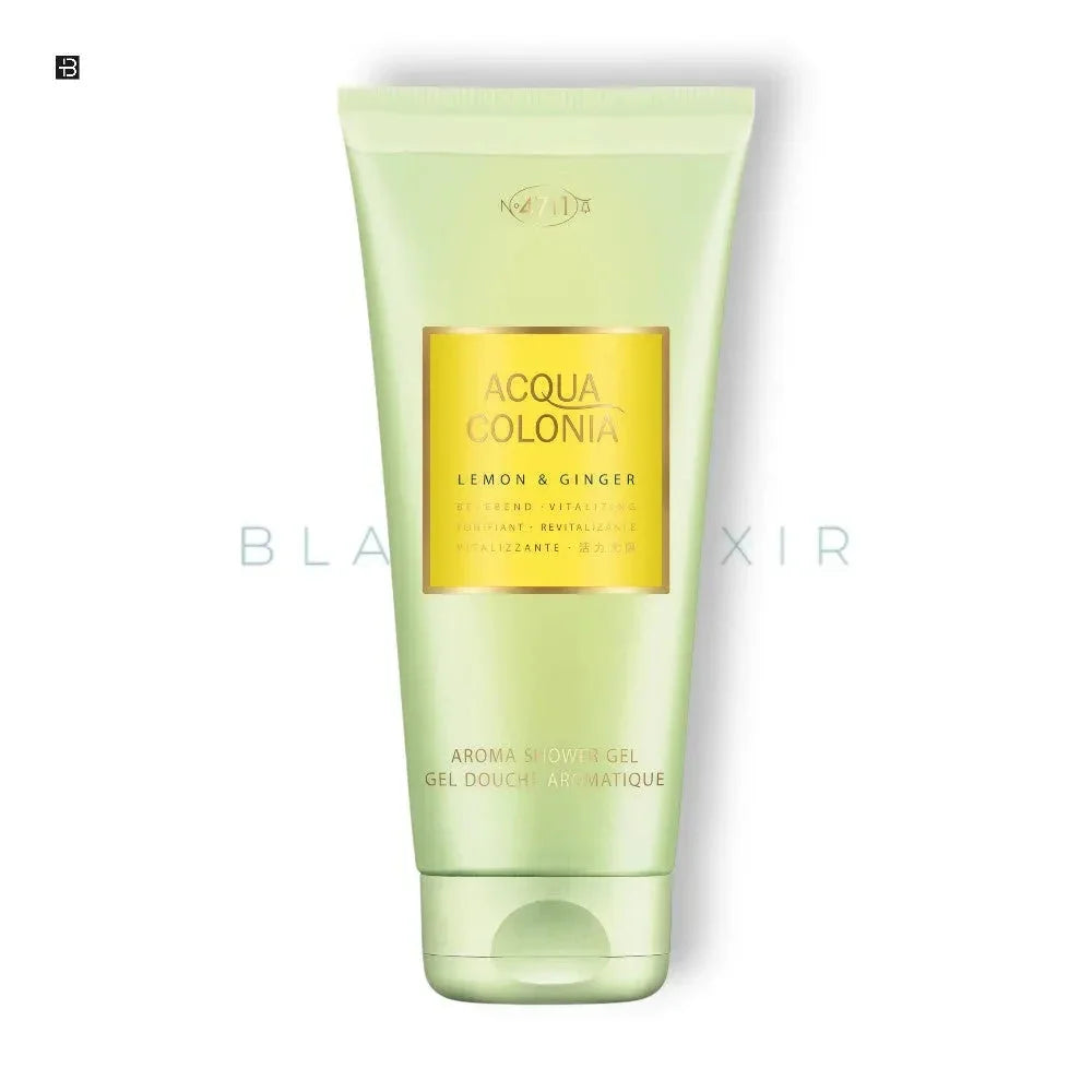 Grüne Tube Acqua Colonia Aroma Duschgel Lemon & Ginger, Frischepflege für Damen und Herren