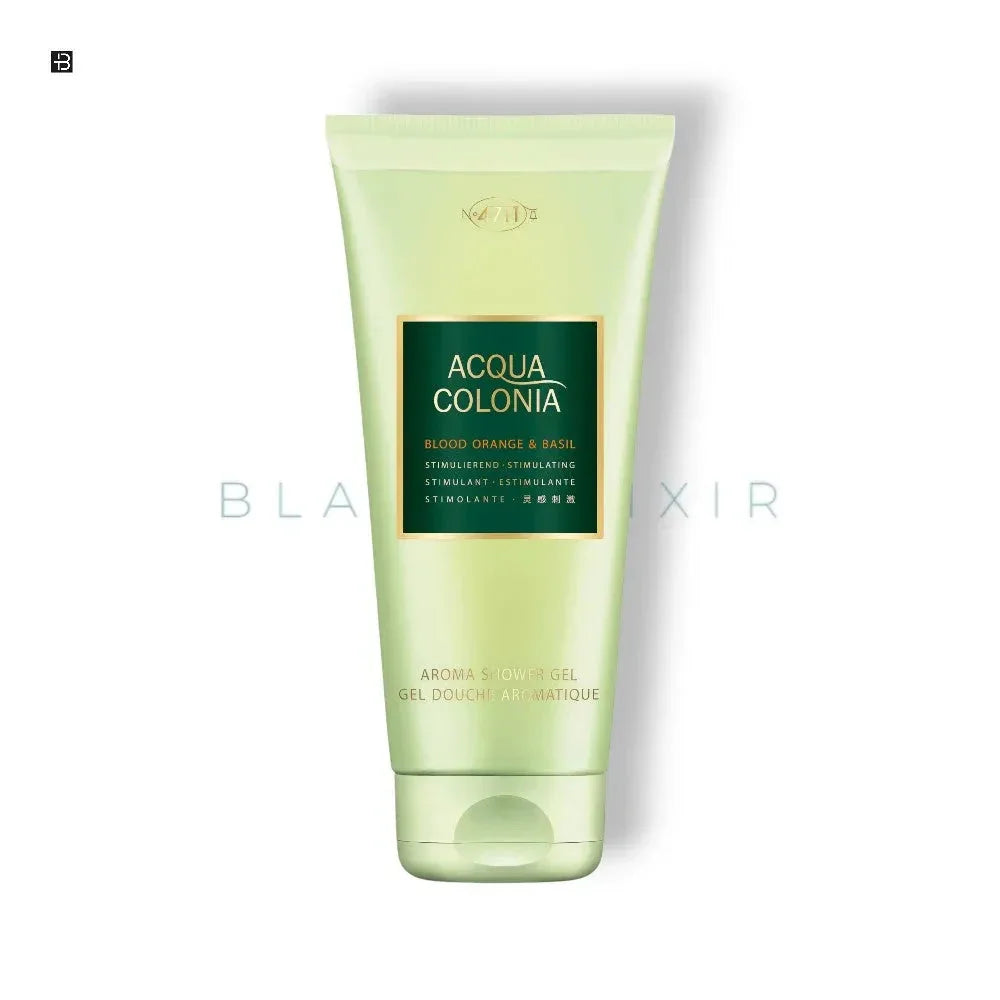 Acqua Colonia Aroma Duschgel Blutorange & Basilikum Tube auf weißem Hintergrund