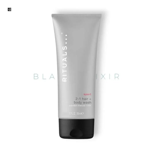 Rituals 2-in-1 hair und body wash für Herren mit Aktivkohle und Minze, 200ml Tube