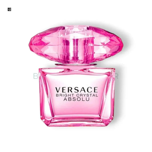 Versace Bright Crystal Absolu Damenparfum, rosa Flakon, luxuriöses Eau de Parfum