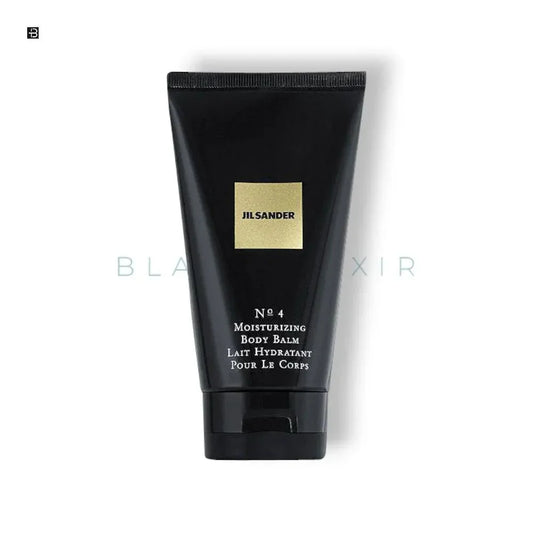 Jil Sander No 4 Moisturizing Body Balm in schwarzer Tube, luxuriöse Körperpflege