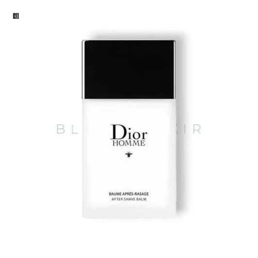 Dior Homme After Shave Balsam für Herren, weißer Flakon mit schwarzem Deckel, Luxuspflege