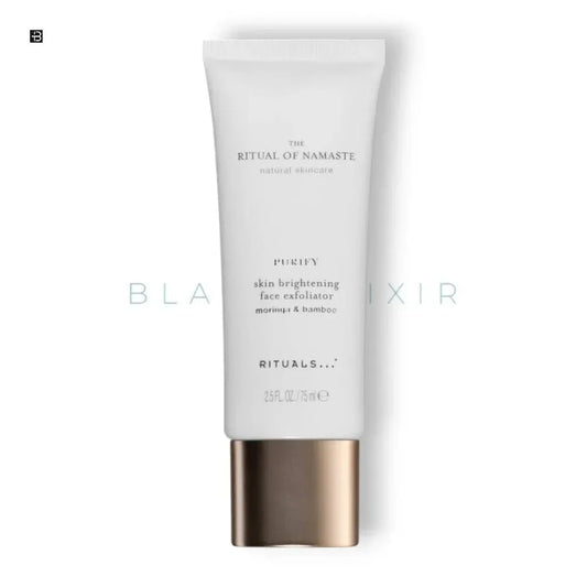 Rituals Namaste Gesichtspeeling Tube, Hautaufheller, Exfoliator mit Moringa und Bambus, 75 ml