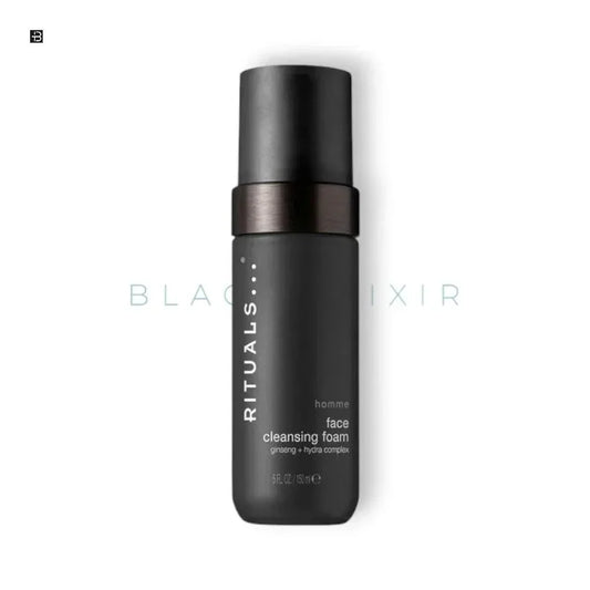 Rituals Homme Face Cleansing Foam in schwarzer Flasche, Männer Gesichtsreinigung