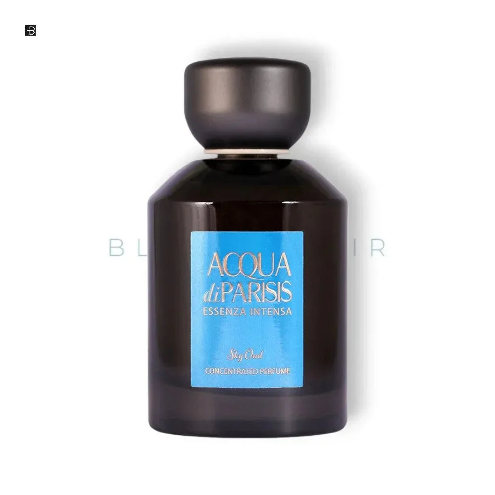 Luxuriöses Parfumflakon Acqua di Parisis Essenza Intensa Sky Oud, elegante Duftkreation