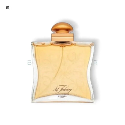Luxus Damenparfum im eleganten Glasflakon mit goldener Kappe, Duft für Frauen