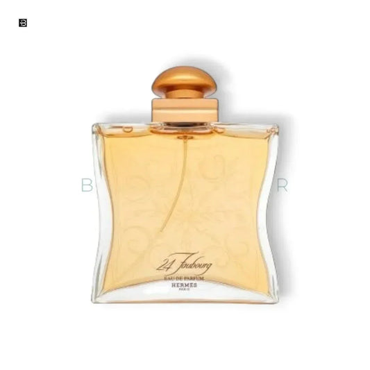Luxus Damenparfum im eleganten Glasflakon mit goldener Kappe, Duft für Frauen