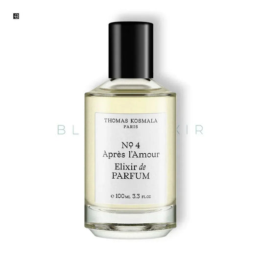 Luxusparfum Flakon Thomas Kosmala No 4 Après l’Amour Elixir de Parfum, 100ml, auf weißem Hintergrund
