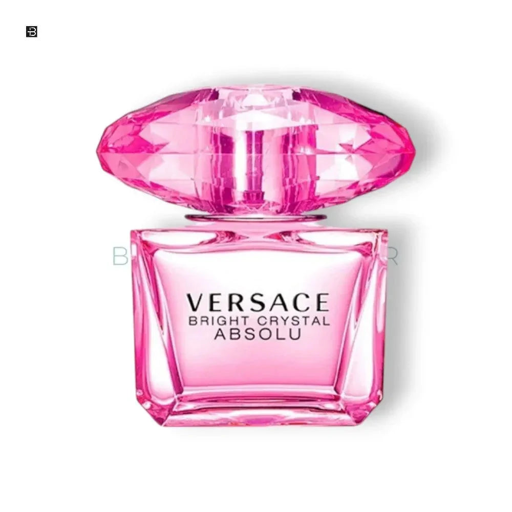 Versace Bright Crystal Absolu Damenparfum in pinkem Flakon, luxuriöses Parfum für Frauen