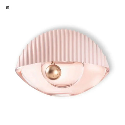 Edles Damenparfum in elegantem, rosa Flakon mit goldener Anhänger-Kugel