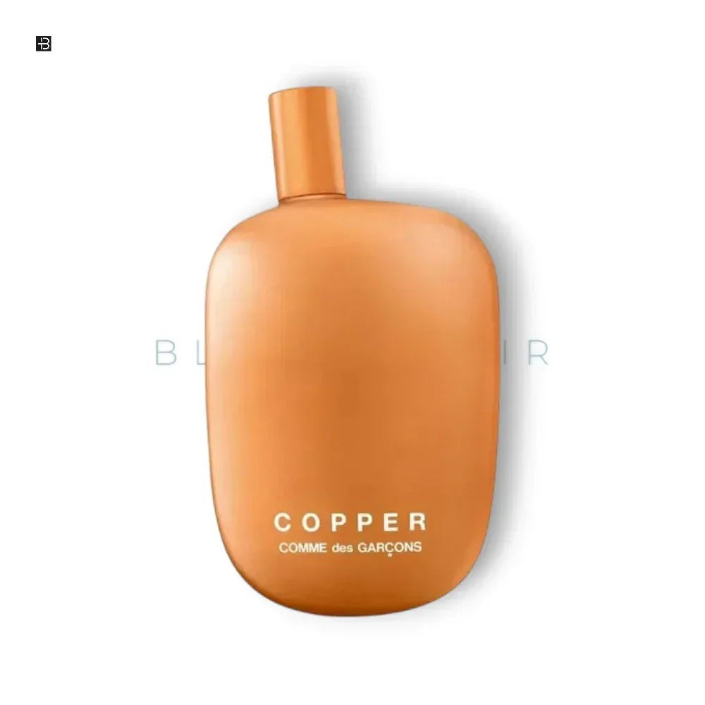 Kupferfarbenes Parfumflakon Comme des Garçons Copper, modernes Unisex-Luxusparfum