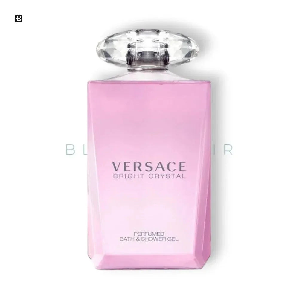 Versace Bright Crystal Duschgel, pinke Flasche, Luxus Damenparfum Pflegeprodukt
