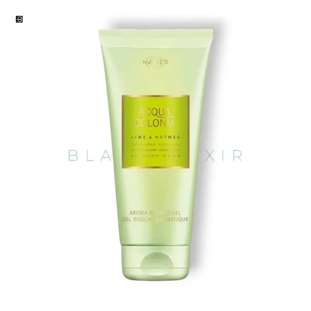 Acqua Colonia Lime & Nutmeg Aroma Duschgel in grüner Tube, Duftpflege für Damen, Herren und Unisex