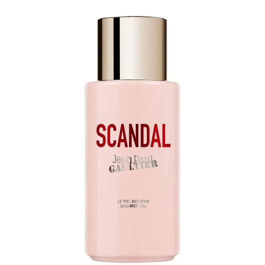 Duschgel Flasche SCANDAL 200ml, rosa mit silbernem Deckel, Damenpflege Produktfoto