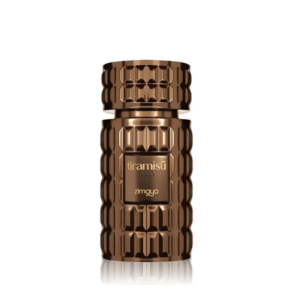 Luxuriöses braunes Parfumflakon Zimaya Tiramisu Coco für Damen, Herren und Unisex