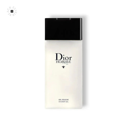 Dior Homme Duschgel für Herren, elegante weiße Flasche mit schwarzem Deckel, Produktfoto