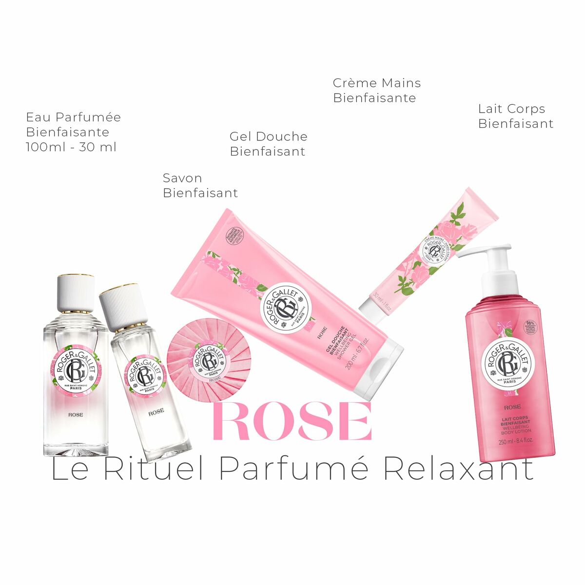 Unisex Perfume Roger & Gallet ROSE Rose Beauty, Perfumes and fragrances von Roger & Gallet | Luxus Aroma