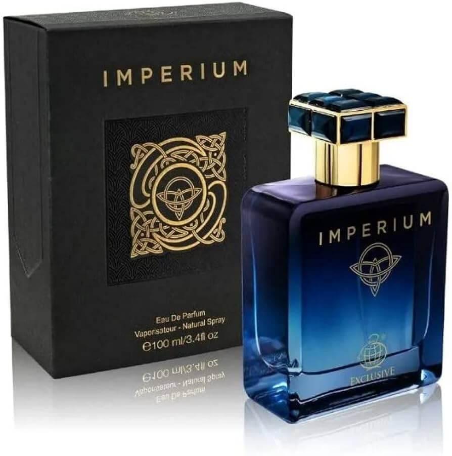 Luxus Parfumflakon IMPERIUM Eau de Parfum 100ml mit edler Geschenkbox, elegantes Design