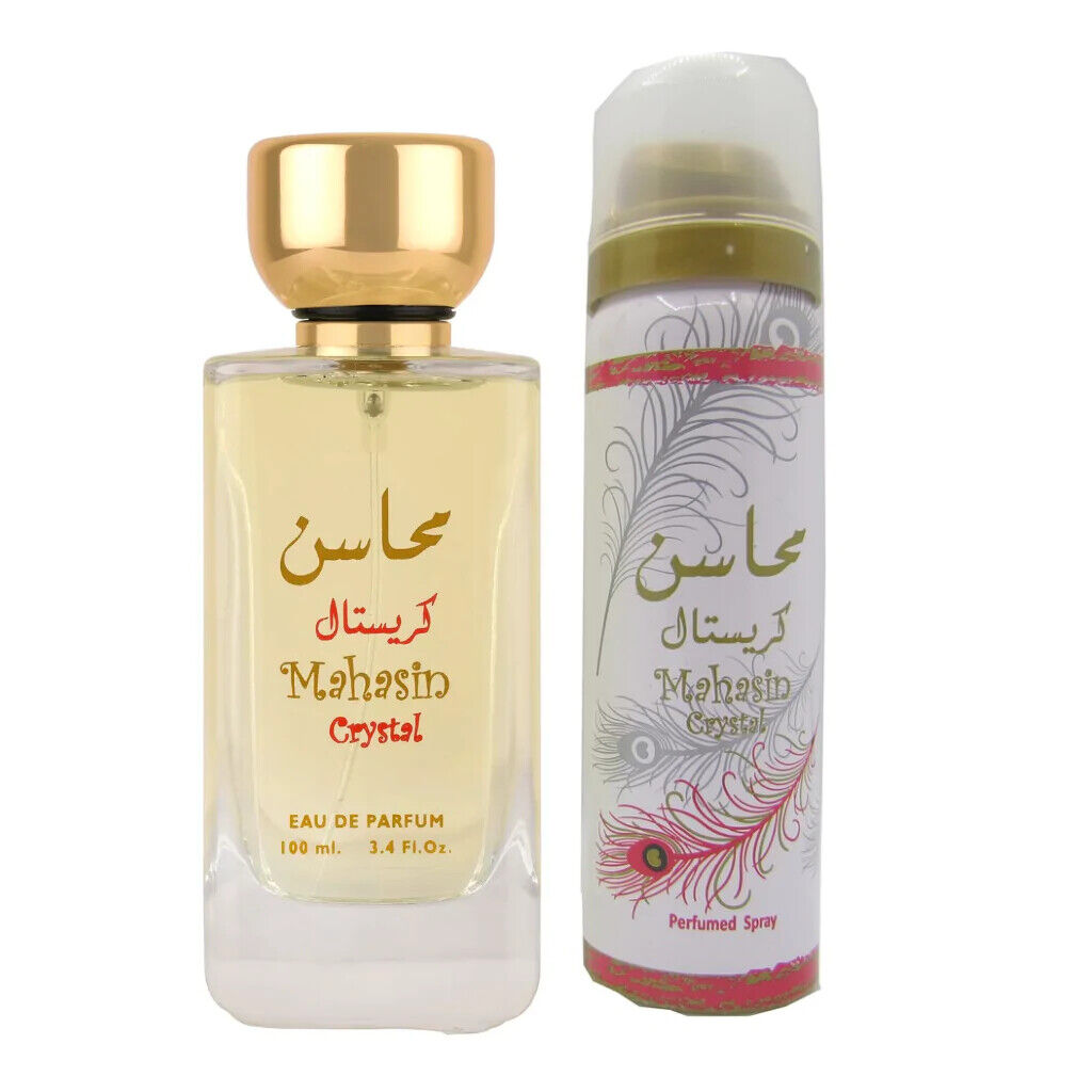 Lattafa Perfume Mahasin Crystal RED + Deo Eau de Parfum 100ml