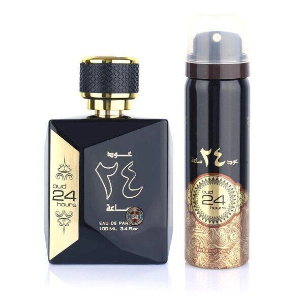 Ard Al Zaafaran Perfume Oud 24 Hours Eau de Parfum 100ml + Deo Geschenk