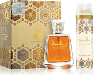 Lattafa Perfume Raghba + Deo Eau de Parfum 100ml