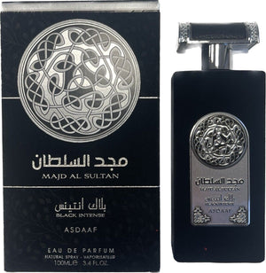 Lattafa Perfume Majd Al Sultan Black Intense Eau de Parfum 100ml