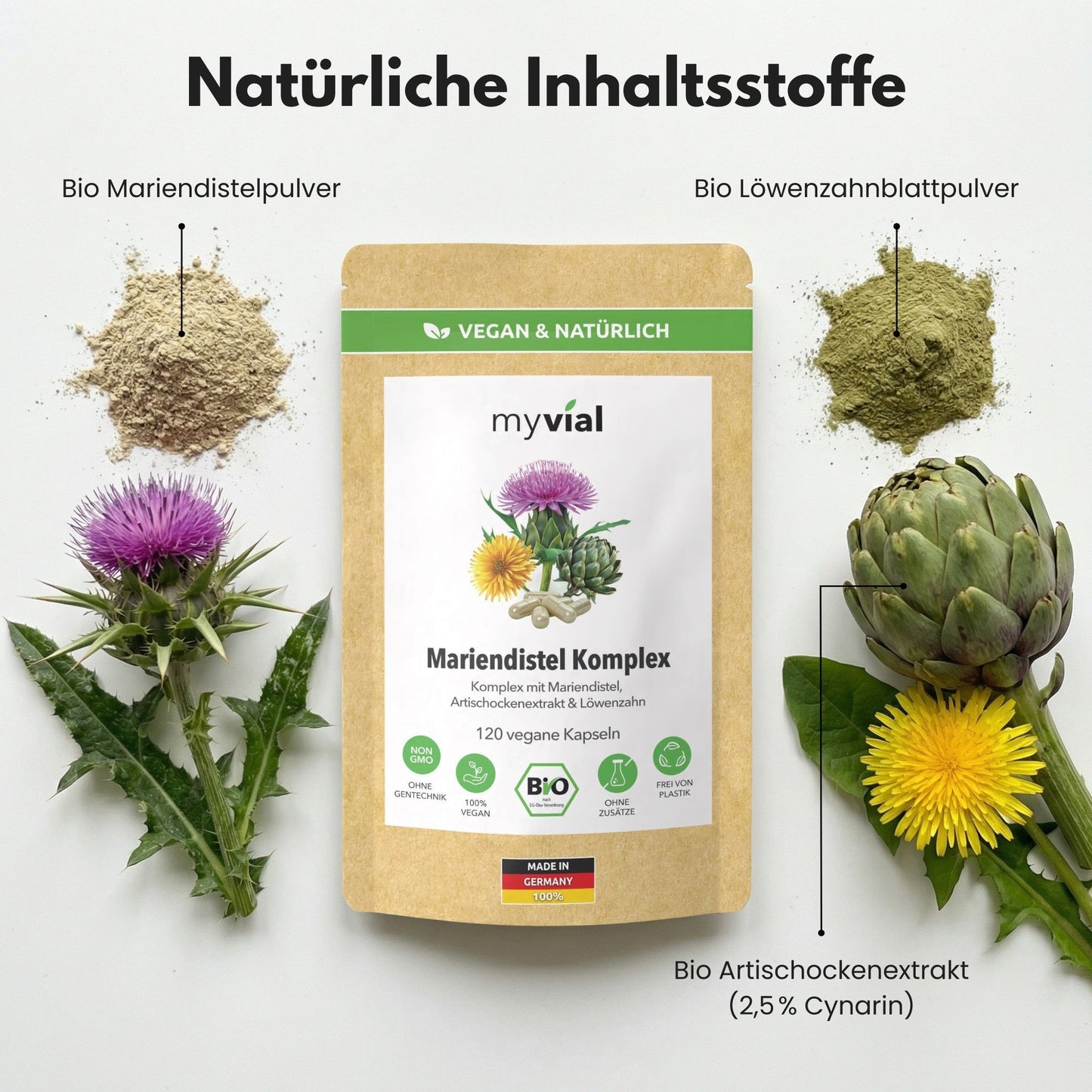 Organic Milk Thistle Liver Complex Capsules
