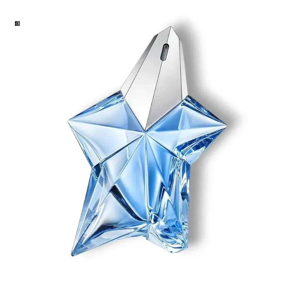 Luxus Parfumflakon in Sternform aus blauem Glas, exklusiver Damenduft, Unisex Parfum