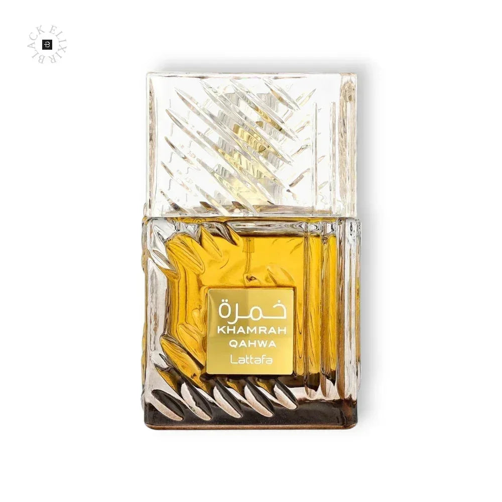 Edles Khamrah Qahwa Lattfa Parfum in dekorativem Glasflakon, luxuriöser Duft
