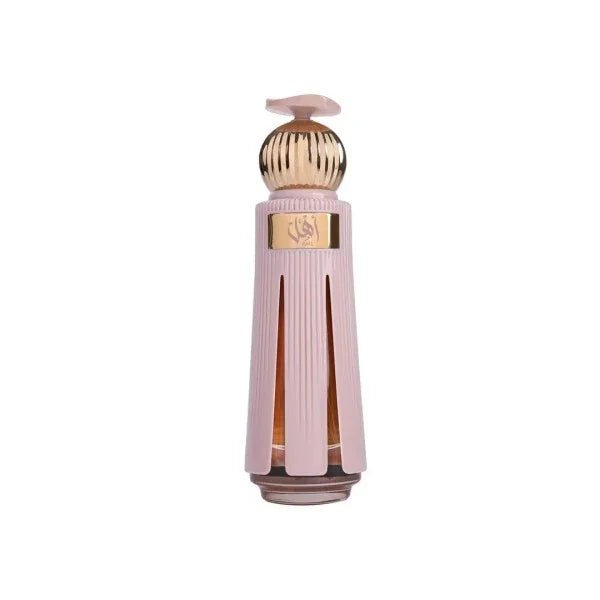 Luxuriöses Parfumflakon in Rosa und Gold, exklusives Damenparfum, elegantes Design